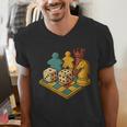Vintage Board Game Art – Tabletop Nostalgia Men's V-Neck T-Shirt
