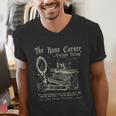 Vintage The Bone Carver Death God Tour Skeleton Spicy Books Men's V-Neck T-Shirt Vintage The Bone Carver Death God Tour Skeleton Spicy Books Men's V-Neck T-Shirt