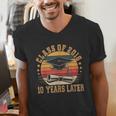 Vintage Class Of 2016 10 Years Later Reunion 10th Graduation Men's V-Neck T-Shirt