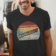 Vintage Homebody Shirt Stay At Home Quarantine Introvert Men's V-Neck T-Shirt