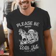 Vintage Horse Please Be Patient With Me I'm From The 1900s Men's V-Neck T-Shirt