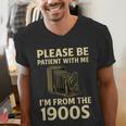 Vintage Please Be Patient With Me I'm From The 1900s Camera Men's V-Neck T-Shirt