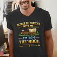 Vintage Please Be Patient With Me I'm From The 1900s Men's V-Neck T-Shirt