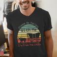 Vintage Sunset Please Be Patient With Me I'm From The 1900s Men's V-Neck T-Shirt