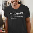 Volleyball Dad For Men Definition Father Of Players Men's V-Neck T-Shirt