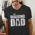 The Walking Dad Father Man Dead Retro Vintage Men Fun Men's V-Neck T-Shirt