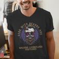 Walking Lumberjack Fantasies Dads With Beards Fantasy Art Men's V-Neck T-Shirt Walking Lumberjack Fantasies Dads With Beards Fantasy Art Men's V-Neck T-Shirt