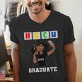 Women HBCU Grad 2025 College Graduation Apparel Men's V-Neck T-Shirt