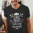 Women's Class Of 2026 Culinary Graduate Food Cuisine Chef Graduation Men's V-Neck T-Shirt