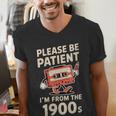 Women's Please Be Patient I'm From The 1900s Vintage Men Women Men's V-Neck T-Shirt Women's Please Be Patient I'm From The 1900s Vintage Men Women Men's V-Neck T-Shirt