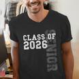 Women's Senior Class Of 2026 Graduation Year High School & College Men's V-Neck T-Shirt