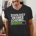 Zoology Degree Loading Zoologist Graduation Student Tee Men's V-Neck T-Shirt