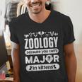 Zoology Major Graduation Zoology Quote Men's V-Neck T-Shirt