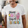 100th Day Of School Teacher Books 100 Days Of Preschool Girl Men's V-Neck T-Shirt 100th Day Of School Teacher Books 100 Days Of Preschool Girl Men's V-Neck T-Shirt