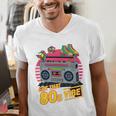 1980s 80s Reunion Nostalgia Memories Music School Grew Up Premium Tri-Blend Men's V-Neck T-Shirt