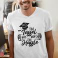 2025 Graduation The Tassel Was Worth The Hassle University Men's V-Neck T-Shirt