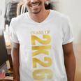 2K26 Class Of 2026 Graduation College Senior Back To School Premium Tri-Blend Men's V-Neck T-Shirt