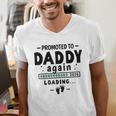 2nd Baby Announcement For Dad Promoted To Daddy Again 2026 Men's V-Neck T-Shirt