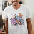 80's Cartoon Heroes Apparel For Retro Nostalgia Fans Men's V-Neck T-Shirt