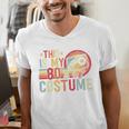 This Is My 80s Costume Vintage Style Nostalgia 1980s Retro Premium Tri-Blend Men's V-Neck T-Shirt