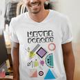 80s Nostalgia Never Forget Men's V-Neck T-Shirt