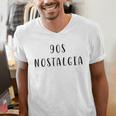 90s Nostalgia Nostalgic Statement Premium Tri-Blend Men's V-Neck T-Shirt