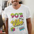 90s Nostalgia Retro Apparel 90'S Vibe Retro Premium Tri-Blend Men's V-Neck T-Shirt 90s Nostalgia Retro Apparel 90'S Vibe Retro Premium Tri-Blend Men's V-Neck T-Shirt