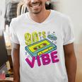 90's Vibe Retro Style Cassette Tape Nostalgia 1990s Party Premium Tri-Blend Men's V-Neck T-Shirt 90's Vibe Retro Style Cassette Tape Nostalgia 1990s Party Premium Tri-Blend Men's V-Neck T-Shirt