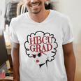 African American HBCU Grad College Graduation Men's V-Neck T-Shirt