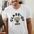 Aggretsuko Class Of 2019 Graduation Seniors Graduate Men's V-Neck T-Shirt