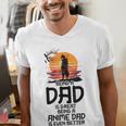Anime Dad Jokes Father's Day Anamae Otaku Manga Japan Men's V-Neck T-Shirt Anime Dad Jokes Father's Day Anamae Otaku Manga Japan Men's V-Neck T-Shirt