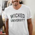 Antisocial WICKED UNIVERSITY Introvert Don't Call Me U Men's V-Neck T-Shirt Antisocial WICKED UNIVERSITY Introvert Don't Call Me U Men's V-Neck T-Shirt