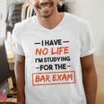 Bar Exam Tee Shirt Law School Graduation Men's V-Neck T-Shirt