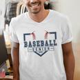 Baseball Senior Night Baseball Senior 2025 Graduation 50 Men's V-Neck T-Shirt