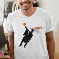 Basketball Slam Dunk Elementary Graduation 2025 6th Grade Men's V-Neck T-Shirt