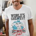 Batman Greatest Dad Men's V-Neck T-Shirt