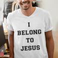 I Belong To Jesus Christian Gym Apparel Christian Dad Men's V-Neck T-Shirt