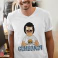 Bob's Burgers Gene Dad Portrait Men's V-Neck T-Shirt