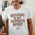 Book Lovers Reading For Teachers Students Librarians Men's V-Neck T-Shirt
