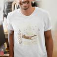 Books Coffee And Quiet Places Literature Men's V-Neck T-Shirt