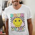 Bruh We Out 5th Graders Fifth Grade Graduation Class 2025 Men's V-Neck T-Shirt