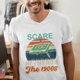 You Can't Scare Me I'm From The 1900s Retro Vintage Premium Tri-Blend Men's V-Neck T-Shirt