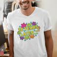 Cartoons Retro 18 Years Later Groovy Pop Art Nostalgia Men's V-Neck T-Shirt