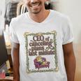CEO Of Canceling Plans Flake Introvert Friend Premium Tri-Blend Men's V-Neck T-Shirt CEO Of Canceling Plans Flake Introvert Friend Premium Tri-Blend Men's V-Neck T-Shirt