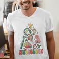 Christmas Audiology Tree Audiology Student Graduation Men's V-Neck T-Shirt