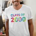 Class Of 2000 School Reunion College Highschool Graduation Premium Tri-Blend Men's V-Neck T-Shirt
