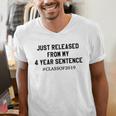 Class Of 2019 4 Year Sentence Graduation High School Men's V-Neck T-Shirt