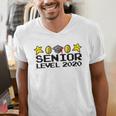 Class Of 2020 Senior Retro Video Game Graduation Gamer Men's V-Neck T-Shirt