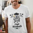 Class Of 2024 Law Graduation 2024 JD Degree Law Graduate Men's V-Neck T-Shirt