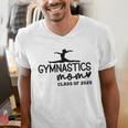 Class Of 2025 Gymnastics Mom Senior Gymnast Graduation Men's V-Neck T-Shirt